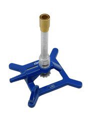 Eisco Tirrill Bunsen Burner, LPG – Gas Flow Control, Flame Stabilizer, Air Flow