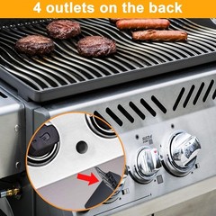BBQ Gas Grill Igniter 4 Outlet AA Battery Push Button Spark Generator Universal