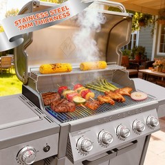 66089 Grill Grates for Weber Genesis 2 E-410, E-415, E-435 Stainless Steel 18.7″