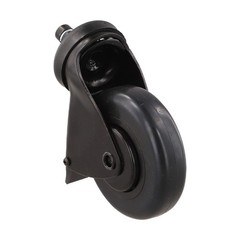 Lockable Caster Wheel for Outdoor BBQ Grill with 360 Degree Swivel Feature
