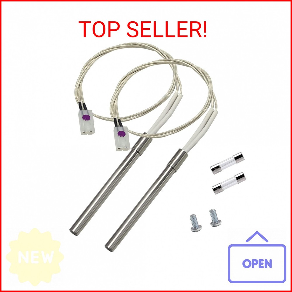 YAOAWE 2 Pack Hot Rod Igniter Kit Replacement for Pit Boss, Pellet Grill Igniter