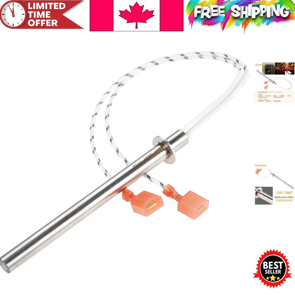 300W High-Quality Pellet Stove Ignitor – Fits Pelpro & Pleasant Hearth Models
