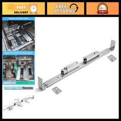 Grill Replacement Parts for 3 Burner Grills – Burner Brace, Carryover Tubes & Su