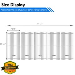 Grillflame Grill Grates Stainless Steel 5 Burner 40in
