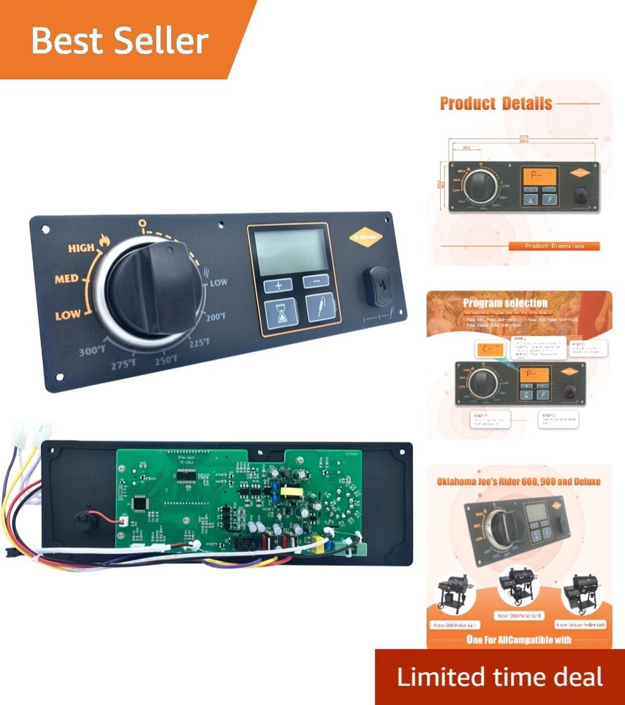 High-Accuracy Control Panel for Oklahoma Joe’s Pellet Grills