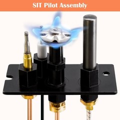 3-Way Propane Gas Pilot Assembly Kit for Fireplaces – Replacement Parts with The