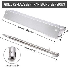 Grill Replacement Parts Fits CharGriller 5050 5650 3001 3072 5072 1 Set