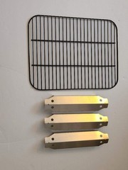 Porcelain Cooking Grid & Stainless Steel Heat Plates for Dyna-Glo 3-Burner