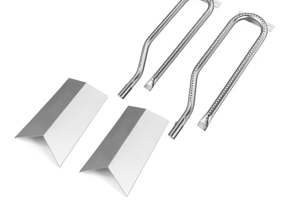 LS’BABQ Replace Parts Heat Plates and Grill Burner Tube Replacement for Cuisi…