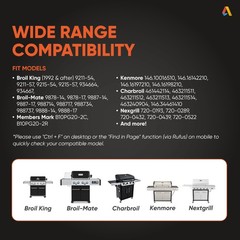 Canamax DHLG-12 2 Outlet Push Button Grill 2 Outlet, As pictured