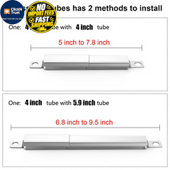 Hisencn 304 Stainless Steel Carryover Tube Replacement for 3 Pack, Pack of 3