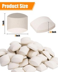 GasSaf Gas Grill Ceramic briquettes Replacement 50-PCS, Briquettes*50