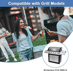 Grill Replacement Parts for Brinkmann 810-3660-S, Replacement Grates, Heat Plate