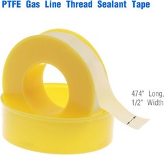 1/4 Inch Propane Adapter & 33ft PTFE Tape – Perfect for BBQ & Camping