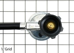 Appliance Factory Parts 99281 Hose and regulator, QCC1, 42 inch
