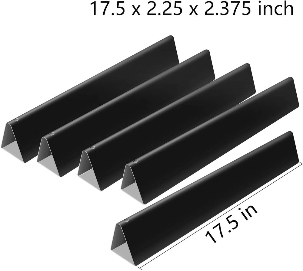 Grill Porcelain Flavorizer Bars 17.5″ 5-Pack for Weber Genesis E310 E320 E330