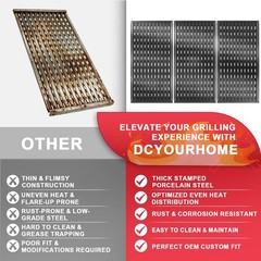 17″ Infrared Grill Grates Replacement for 3-Burner Gas Grills, 3 PCS Parts