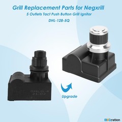Grill Igniter Kit DHL1285Q For Nexgrill 5Outlet Tact Push Button Parts