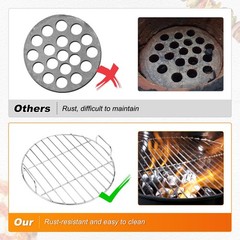 1 Pack Grill Grate Replacement, Cooking Grill Grate with Handle [11.81”]