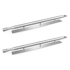 2pc Stainless Steel BBQ Gas Grill Burner Tubes Replacement for 30″ & 41″ Grills