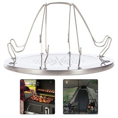 Foldable Stainless Steel Camping Grill Rack for Easy Storage and Outdoor Use