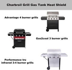 NEW G460-2900-W2 Gas Tank Heat Shield for Charbroil 3/4 Burner Grill Parts