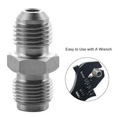 4AN Male Flare to M10 x 1.0 Male Metric Thread Brake Fitting AN4 to M10*1.0