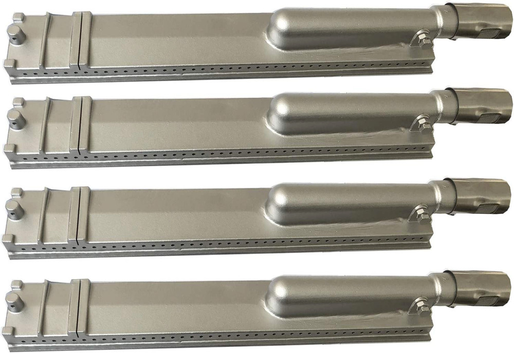Grill Burners Stainless Steel 4-Pack for Bull Cal Flame Aussie Charbroil JennAir