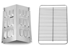 80631 Stainless Steel Cooking Grate and 9201 Stainless Steel Flavorizer Bar, …