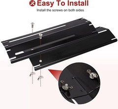 5 x Universal Adjustable Grill Heat Plates Heat Tents Heat Shields for Gas Grill