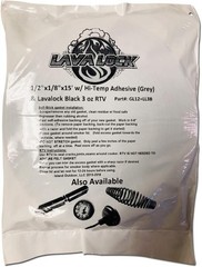 Versatile BBQ Smoker Gasket Kit – Black RTV Included – 15′ Self-Stick Length