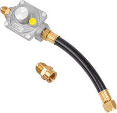 Natural Gas Pressure Regulator 1/2 PSIG Inlet for Grill Fire Pit Stove