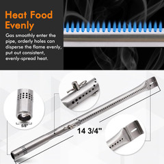 Grill Grates Parts for Charbroil Tru Infrared 2 Burner 463672416, 463633316, 463