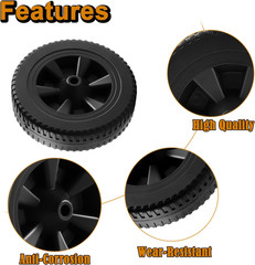 70-05-104 DGF493BNP Wheels Grill Replacement Parts for Dyna Glo Grill Wheel 7 In