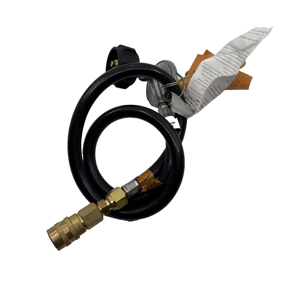 LAITE LP GAS REGULATOR Model #JY0A3A 1PSIG 3 ft Hose Plus Quick Connect Adapter