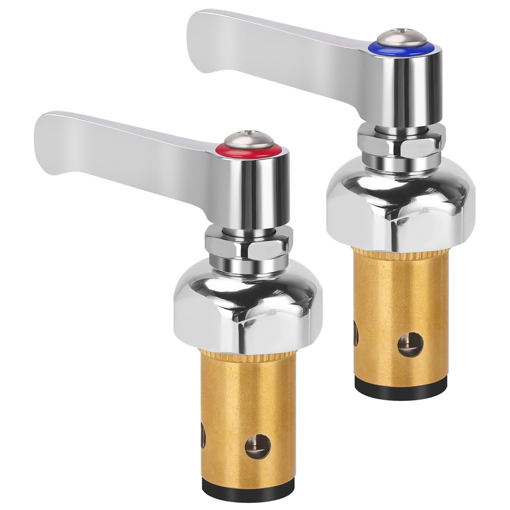 Faucet Stem Assembly Brass Hot Cold 002713-40 002714-40 Replacement Easy Install