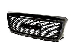 Grille Compatible with GMC Sierra 1500 2014-2015 Denali Style Front Glossy
