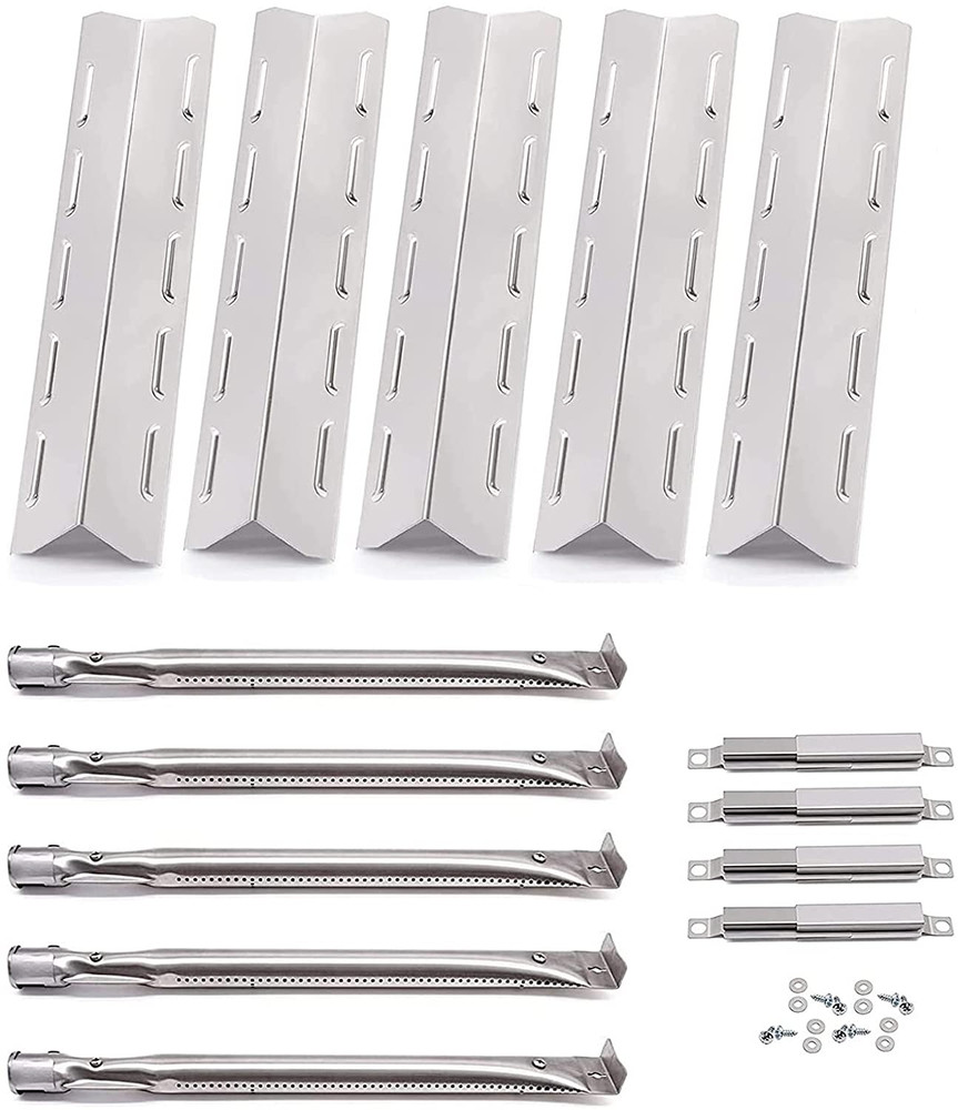 Grill Heat Plates Burners Crossover Kit for Kenmore BBQ Pro Stainless Steel Kit