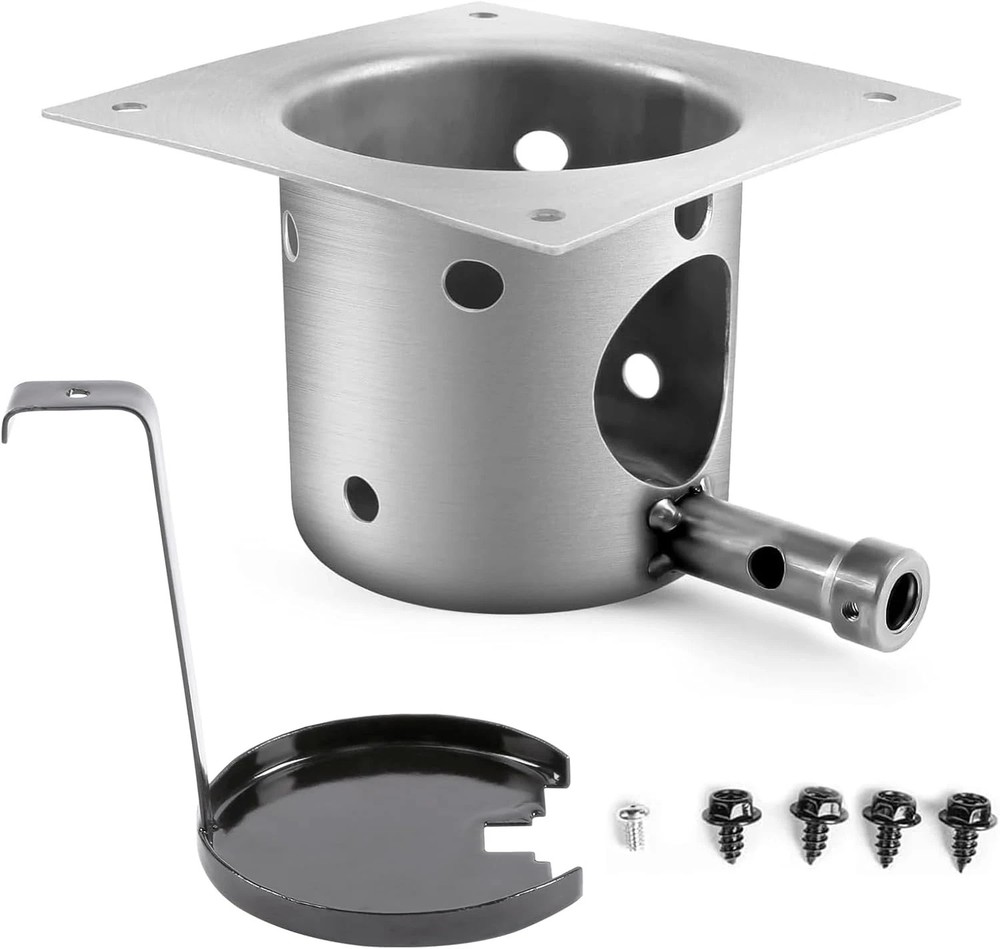 Grill Burner Fire Burn Pot Firepot Replacement Parts for Pit Boss Traeger