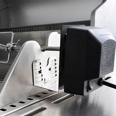 1x Grill 7.6 Cm Sliding Rotisserie Motor Bracket Kit Stainless Steel/Iron New