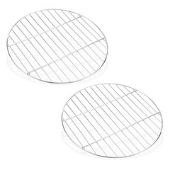 2 Pack Grill Grate Replacement, Steel Grill Grates for BBQ Parts [14.96 Inch]