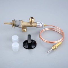 Low Pressure Propane Gas Control Valve Thermocouple Knob Switch Threaded Head