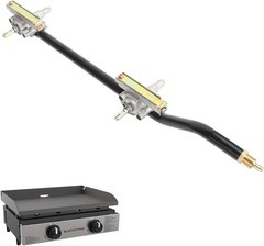 Burner Valve with Igniter Port and Gas Pipe for Blackstone 22″ 1666 1813 1842