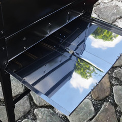 Universal Grease Tray with Catch Pan, Dyna Glo Grill Replacement Parts | Stainle