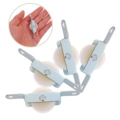 Patio Umbrella Repair Kit 4-Pack Sliding Rope Pulley Bracket Parts for Outdoo…