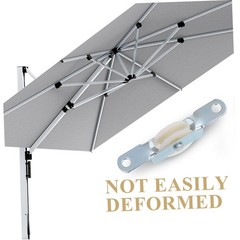 Patio Umbrella Repair Kit 4-Pack Sliding Rope Pulley Bracket Parts for Outdoo…