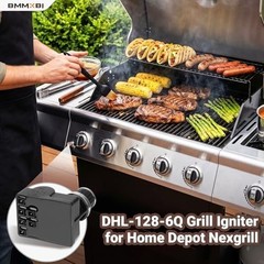DHL-128-6Q Igniter Kit for Home Depot Nexgrill 720-0830H 720-0830 720-0888N Repl