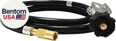 6 FT Propane Adapter Hose Regulator Kit for Blackstone 17In and 22In Tabletop Gr