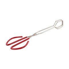 Stainless Steel Scissor Food Tongs with Comfort Grip for Kitchen Cooking