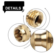Solid Brass Steak Saver Propane Tank Adapter 1lb To 20lb Grill Bottle Converter